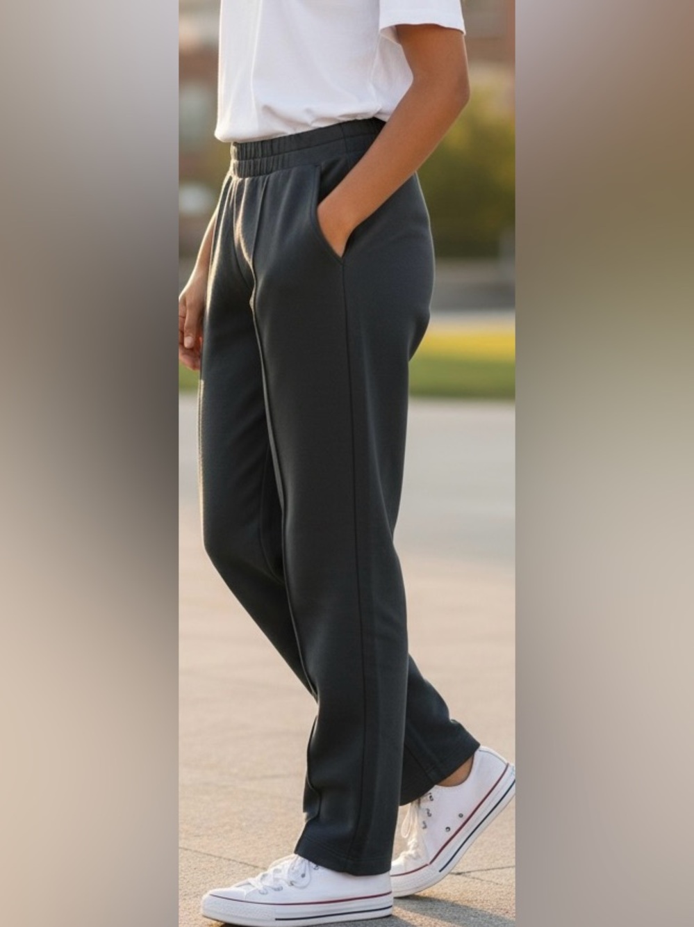a new day XS- Black Jogger Sweatpants for Women